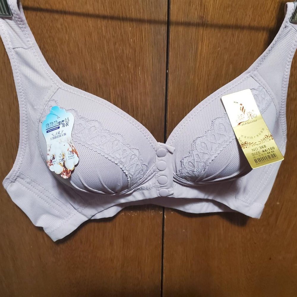 Front Closure Purple Bra NWT Size 44